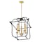 Cwi Lighting Tudor 5 Light Chandelier With Satin Gold & Black Finish 1223P16-5-602 - alternate 4